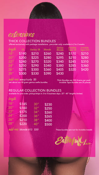 THICK BUNDLE Salon use only